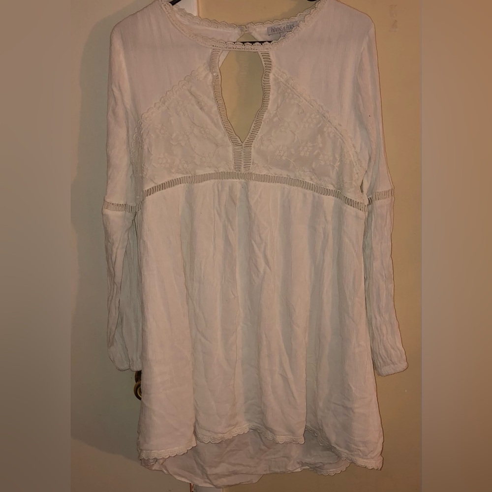 Patrons of Peace medium white dress